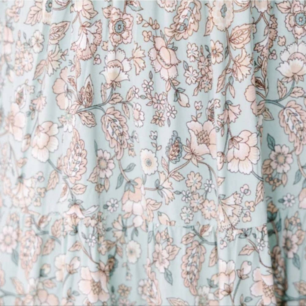 Perch by Blu Pepper Midi Dress. Cottagecore, Coastal, Floral - Picture 15 of 16